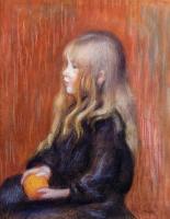 Renoir, Pierre Auguste - Coco Holding a Orange